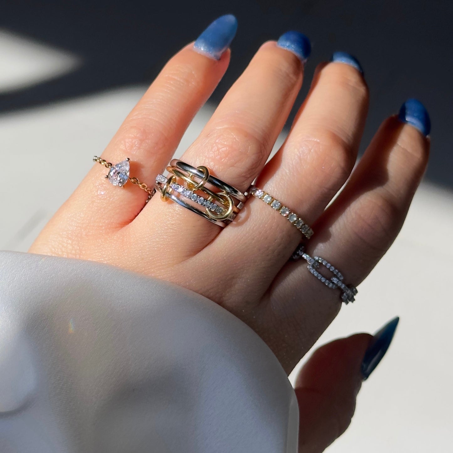 The Original Self-Love Chain Ring- Yellow Gold